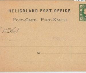 66768 - GERMANY Heligoland  - Postal History - STATIONERY CARD :  P1 1875