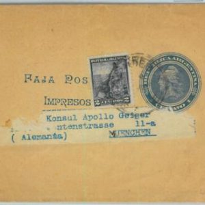 93796 - ARGENTINA - POSTAL HISTORY - Stationery NEWSPAPER WRAPPER to GERMANY