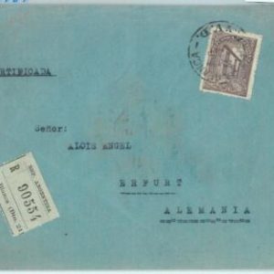 93875 - ARGENTINA - POSTAL HISTORY - REGISTERED Cover from B BLANCA  to GERMANY