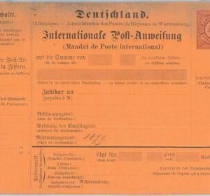 89235 - GERMANY Württemberg - Postal History - POSTAL STATIONERY COVER:  #A27II
