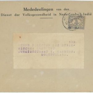 93714 - DUTCH INDIES Indonesia - POSTAL HISTORY - SINGLE stamp COVER to GERMANY