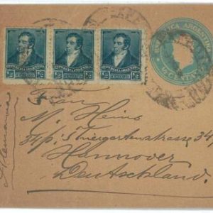 aa3068 - ARGENTINA - POSTAL HISTORY - Early  STATIONERY COVER to GERMANY