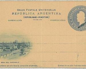 37352 - ARGENTINA - Postal History - DOUBLE Stationery CARD overprinted MUESTRA