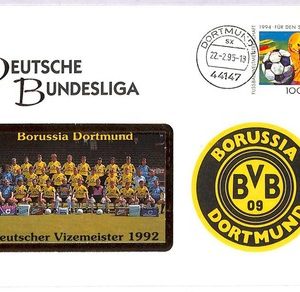 ai4014 - Germany -  Card + PHONECARD! - FOOTBALL Borussia Dortmund - 1995