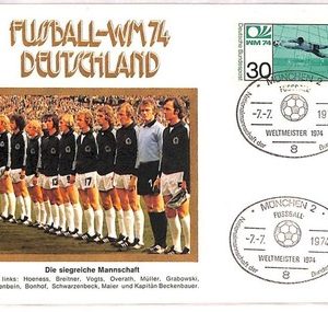 ai4012 - Germany - POSTAL HISTORY - Set of 2 Cover - FOOTBALL  - 1974