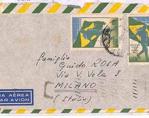 ai4010 - BRAZIL - POSTAL HISTORY - Air Mail Cover - FOOTBALL - 1951