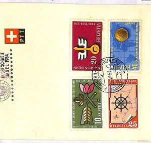 ai4019 - Switzerland - POSTAL HISTORY - Special Postmark Paper - FOOTBALL - 1954