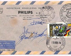 ai4021 - Brazil - POSTAL HISTORY - Air Mail Cover - FOOTBALL - 1974