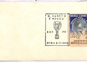 ai4020 - Brazil - POSTAL HISTORY - Card - FOOTBALL - 1970