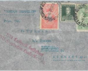 77095 - ARGENTINA - POSTAL HISTORY -  COVER to GERMANY - ZEPPELIN flight  1932