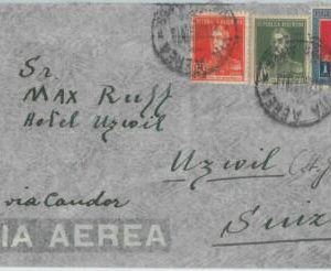 77096 - ARGENTINA - POSTAL HISTORY -  COVER to GERMANY - ZEPPELIN flight  1934