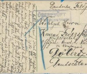 77477 - GERMANY  - POSTAL HISTORY - German soldier in TRIESTE -  POSTCARD 1915