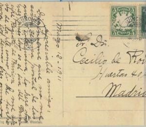 77524  - GERMANY Bayern - POSTAL HISTORY - Mixed franking on POSTCARD - ROYALTY