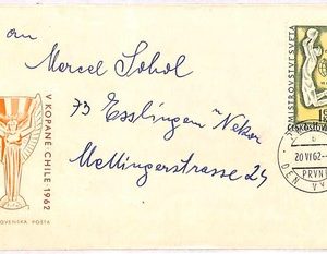 ai4035 - Czechoslovakia - POSTAL HISTORY - Cover - Football - 1962