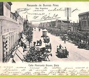af0423   -  ARGENTINA -  Vintage Postcard - Buenos Aires - Ed.Rosaver 188 - 1905