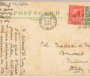 45815 - GB -  POSTAL HISTORY : POSTCARD special postmark 1925 - OLYMPIC GAMES