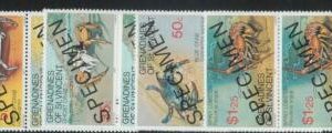 78419 - GRENADINES St Vincent - STAMPS:  Crabs SEA LIFE 1977 -   MNH  SPECIMEN