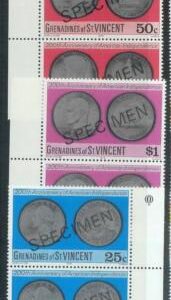 78422 - GRENADINES St Vincent - STAMPS:  AMERICAN Coins  1977 -  SPECIMEN MNH