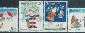 78426 - NEVIS  stamps - 1982  XMAS SANTA  Religion  MNH Overprinted SPECIMEN