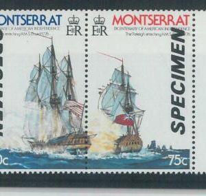 78427 -  MONTSERRAT  - STAMPS - 1976  BOATS Ships   MNH Overprinted SPECIMEN