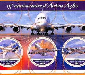 A6728 - SAO TOME & PRINCIPE, Error, 2020, MISSPERF MINIATURE SHEET: Airplanes
