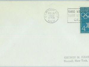 68061 -  USA - POSTAL HISTORY - 1960 WINTER OLYMPIC GAMES postmark: CARSON CITY