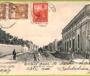 af0432  - ARGENTINA - Vintage Postcard - Buenos Aires - Calle Marmol, Almagro