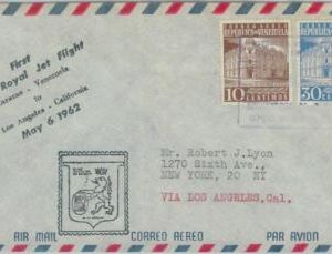 74546 - VENEZUELA - POSTAL HISTORY - FIRST FLIGHT COVER Delta: Caracas - LA 1962