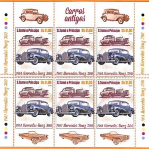 A6708 - SAO TOME & PRINCIPE, Error, 2020 MISSPERF MINIATURE S: Mercedes-Benz 300