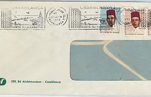 61184 - MOROCCO -  Postal History  - COVER  1973 nice CASABLANCA postmark