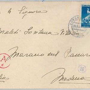 GERMANY -  POSTAL HISTORY - MICHEL 771 on COVER from Burgwindheim 1941