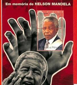 A1289 S.Tome e Principe -ERROR МISSPERF  Politic Nelson Mandela Нельсон Мандела