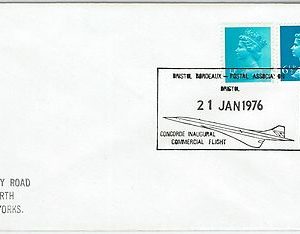 64852  - GB - POSTAL HISTORY - SPECIAL POSTMARK on COVER: CONCORD Aviation  1976