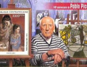 A7623- CENTRAFRICAINE-  Stamp Sheet -2021 - ART Pablo Picasso