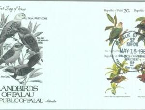 87588 - PALAU -  Postal History  - FDC COVER  1983  - BIRDS