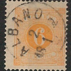 6090 - SWEDEN - STAMPS:  FACIT # L14  USED postmarked ALBANO - NICE!