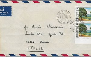 57369 - NOUVELLE CALEDONIE - POSTAL HISTORY: Cover to ITALY  1974