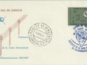 75670 - VENEZUELA - Postal History -  FDC COVER 1965  UIT  Telecommunications