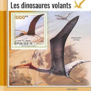 A7668 - DJIBOUTI - ERROR MISPERF Stamp Sheet - 2021  Prehistorics DINOSAURS