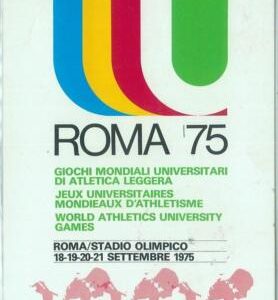 67742 - ITALY - POSTAL HISTORY - SPECIAL Postmark 1975 - UNIVERSIADE Rome