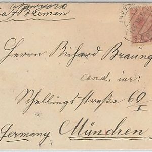 52225  - CARIBBEAN  -  POSTAL HISTORY : COVER to GERMANY 1892
