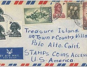 music POSTAL HISTORY -   PAPUA NEW GUINEA : airmail cover 1963 - GOROKA
