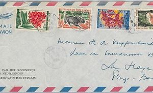 62912 -  Ivory Coast - POSTAL HISTORY - AIRMAIL COVER to HOLLAND   - ANIMALS
