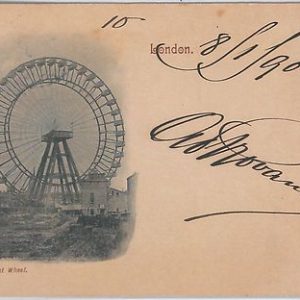 55231  -  GREAT BRITAIN -  Court Size VINTAGE POSTCARD :  LONDON 1900 - NICE!