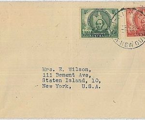 POSTAL HISTORY -  AUSTRALIA  PAPUA NEW GUINEA : cover 1947 from Aitape