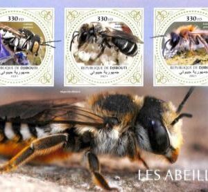 A7681 - DJIBOUTI -  Stamp Sheet - 2021  Insects Bees