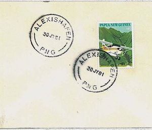 POSTAL HISTORY -   PAPUA NEW GUINEA : cover 1981  ALEXISHAFEN
