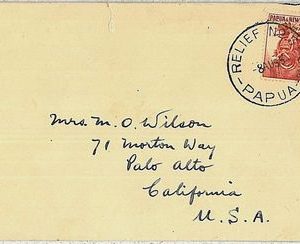 POSTAL HISTORY -   PAPUA NEW GUINEA : cover 1955 : RELIEF N. 3
