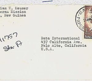 music - POSTAL HISTORY -   PAPUA NEW GUINEA : cover 1963  from Banz