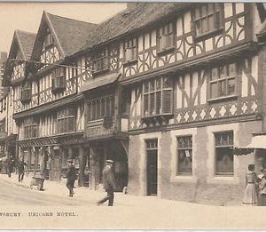 55237  -  GREAT BRITAIN -  VINTAGE POSTCARD :  Shrewsbury